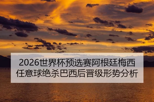 2026世界杯预选赛阿根廷梅西任意球绝杀巴西后晋级形势分析
